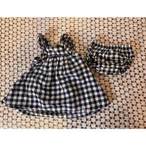 Carter's Baby Girls' Gingham Dress Cotton Newborn NWOT